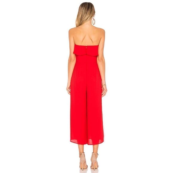 NWOT Amanda Uprichard Matisse Ruffle Jumpsuit - Picture 3 of 12